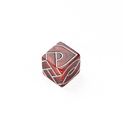 9 Crossed Knot Dice (Red or Sand)