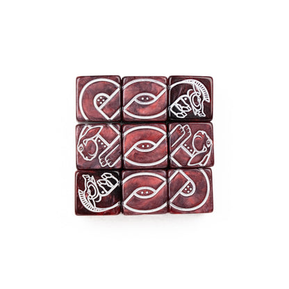 9 Celtic Animals Knot Dice - Boar & Hare